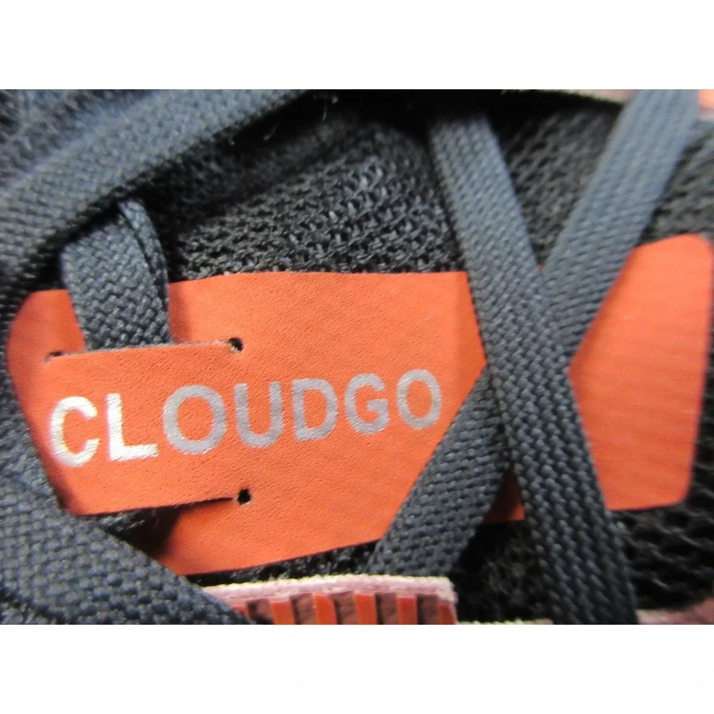 On Cloudgo Running Shoes Womens Size 9 Orange Black CloudTec Athletic 55.97908